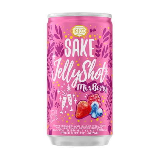 IKEZO Sparkling Jelly Sake, Mix Berry 180ml
