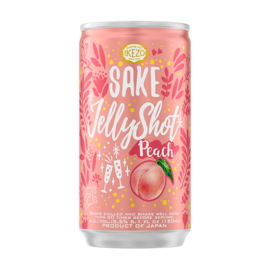 IKEZO Sparkling Jelly Sake, Peach 180ml